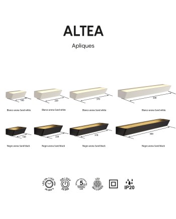ALTEA * APLIQUE LED BLANCO 30W - 3000K